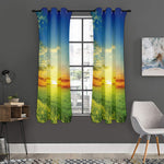 Sunrise Meadow Print Curtain