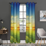 Sunrise Meadow Print Curtain