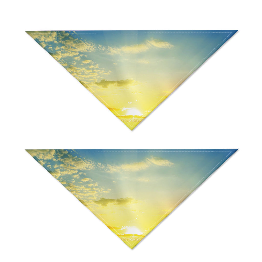 Sunrise Meadow Print Dog Bandana