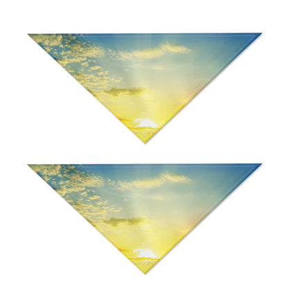 Sunrise Meadow Print Dog Bandana