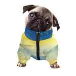 Sunrise Meadow Print Dog Zip Up Jacket