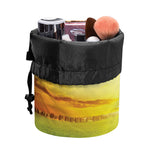 Sunrise Meadow Print Drawstring Makeup Bag