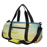 Sunrise Meadow Print Gym Bag