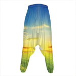 Sunrise Meadow Print Hammer Pants