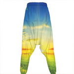 Sunrise Meadow Print Hammer Pants
