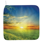 Sunrise Meadow Print Hand Towel