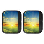 Sunrise Meadow Print Handle Covers