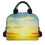 Sunrise Meadow Print Insulated Lunch Bag