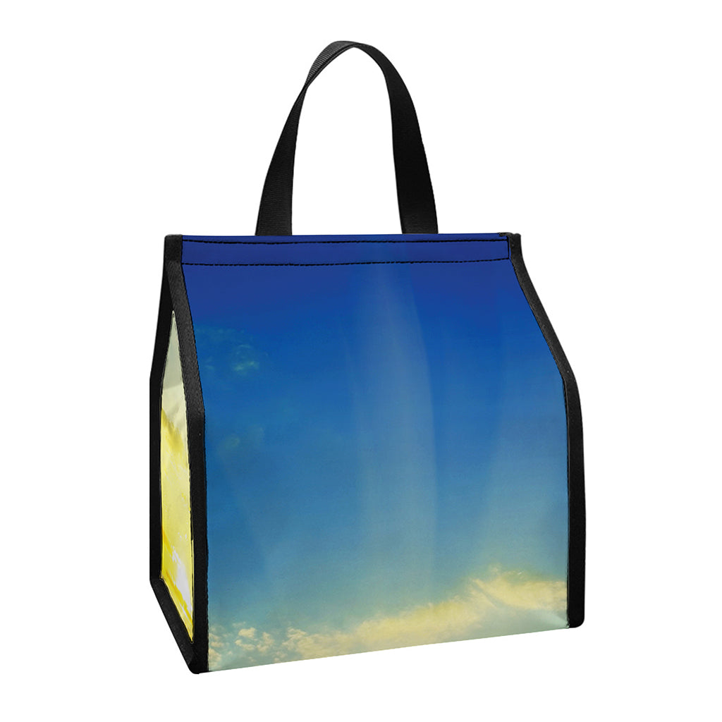Sunrise Meadow Print Insulated Lunch Tote