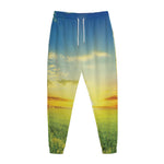 Sunrise Meadow Print Jogger Pants