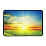 Sunrise Meadow Print Kitchen Mat