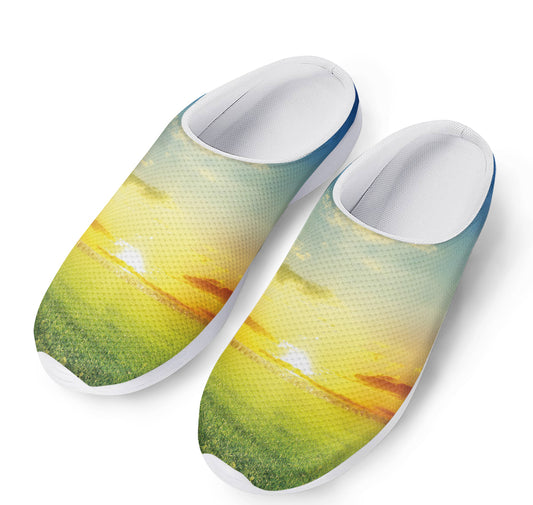 Sunrise Meadow Print Mesh Casual Shoes
