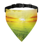 Sunrise Meadow Print Over The Collar Dog Bandana