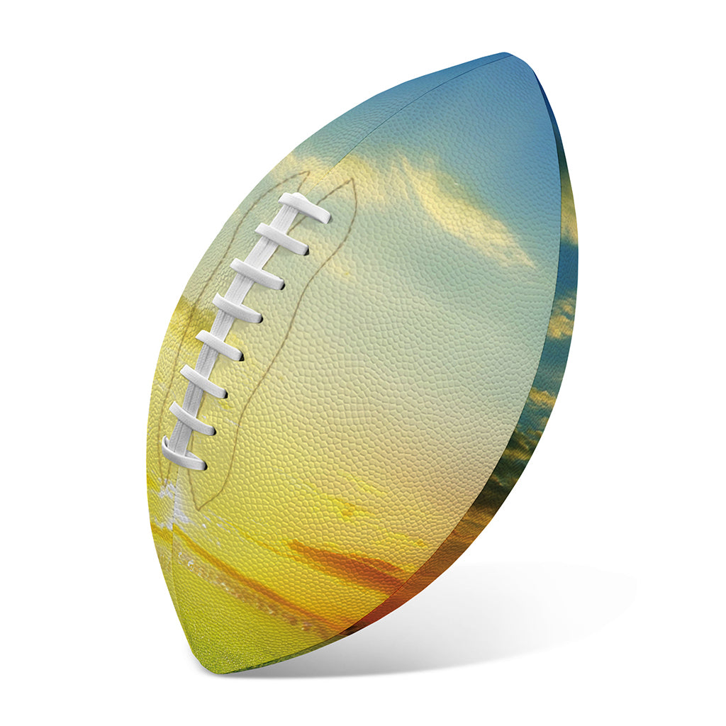 Sunrise Meadow Print Rugby Ball