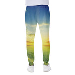 Sunrise Meadow Print Scuba Joggers