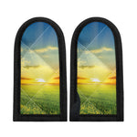 Sunrise Meadow Print Skillet Handle Cover