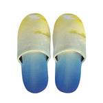 Sunrise Meadow Print Slippers