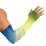 Sunrise Meadow Print Sun Protection Arm Sleeves