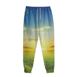 Sunrise Meadow Print Sweatpants