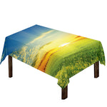 Sunrise Meadow Print Tablecloth