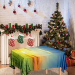 Sunrise Meadow Print Tablecloth