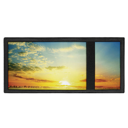 Sunrise Meadow Print Trifold Wallet