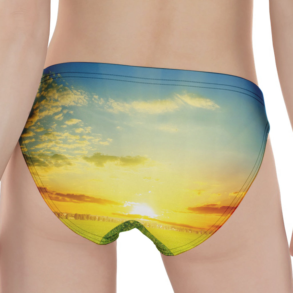 Sunrise Meadow Print Women's Panties