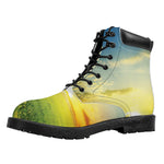 Sunrise Meadow Print Work Boots