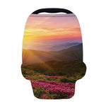 Sunrise Mountain Print Baby Seat Cover