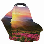 Sunrise Mountain Print Baby Seat Cover