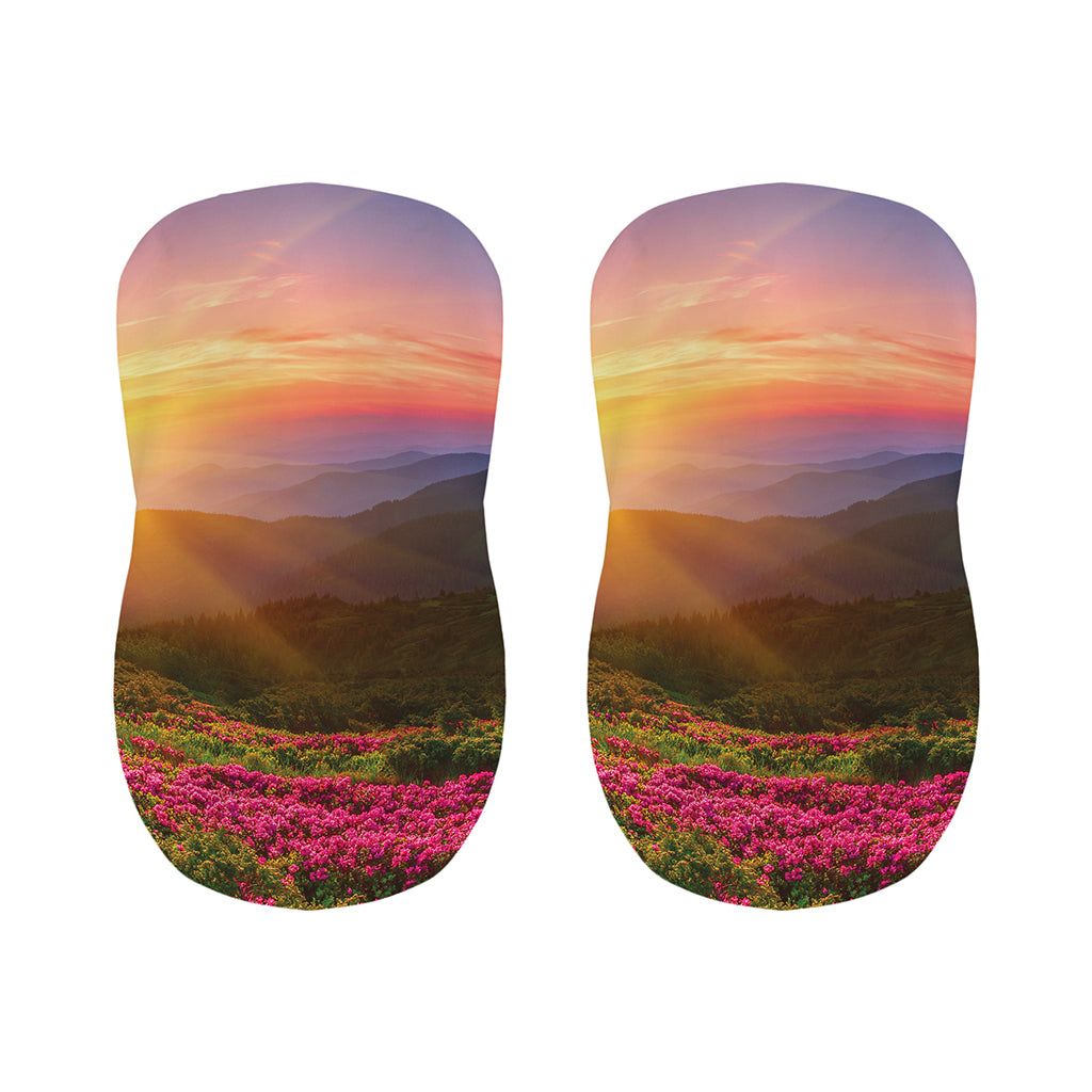 Sunrise Mountain Print Bar Stool Covers