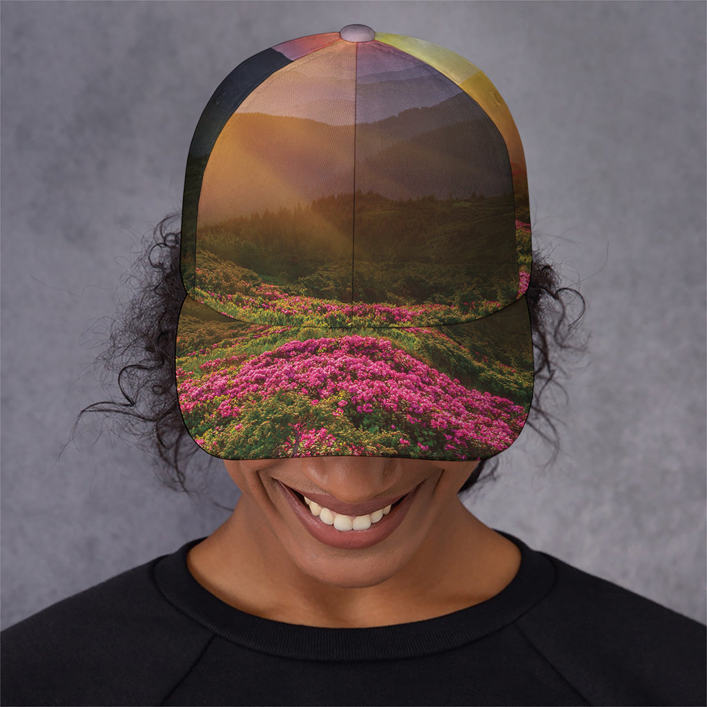 Sunrise Mountain Print Baseball Cap