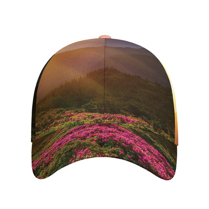 Sunrise Mountain Print Baseball Cap