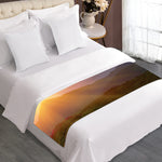 Sunrise Mountain Print Bed Runner