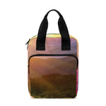 Sunrise Mountain Print Bible Tote Bag