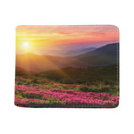 Sunrise Mountain Print Bifold Wallet