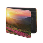 Sunrise Mountain Print Bifold Wallet