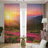 Sunrise Mountain Print Blackout Pencil Pleat Curtains