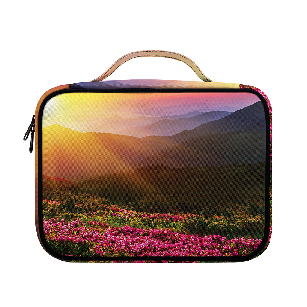 Sunrise Mountain Print Briefcase Bible Bag