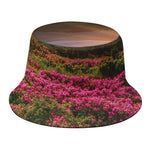 Sunrise Mountain Print Bucket Hat
