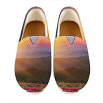 Sunrise Mountain Print Casual Shoes