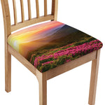 Sunrise Mountain Print Chair Cushion Cover