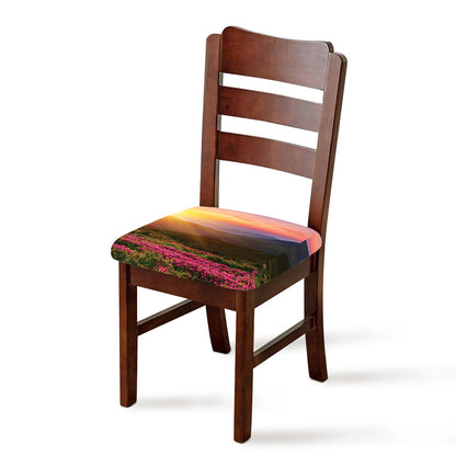 Sunrise Mountain Print Chair Cushion Cover