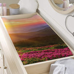 Sunrise Mountain Print Changing Pad Cover