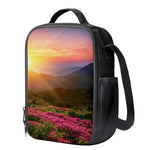 Sunrise Mountain Print Crossbody Lunch Bag