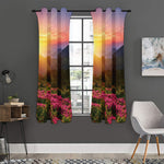 Sunrise Mountain Print Curtain