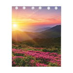 Sunrise Mountain Print Curtain
