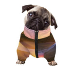 Sunrise Mountain Print Dog Zip Up Jacket