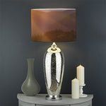 Sunrise Mountain Print Drum Lamp Shade