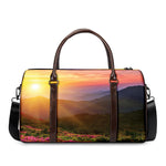 Sunrise Mountain Print Duffle Bag